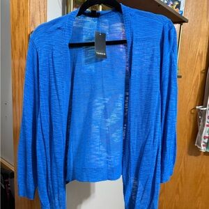 Torrid Vibrant Blue Open-Front Cardigan